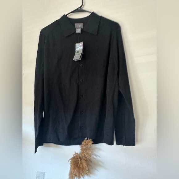 Mercer Street Studio Men's Black Shirt Jacket - Picture 2 of 4